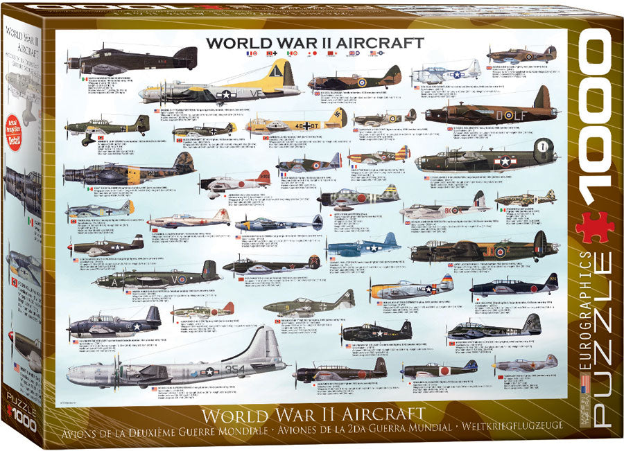 WWII Aircraft Puzzle - 1000 Pcs