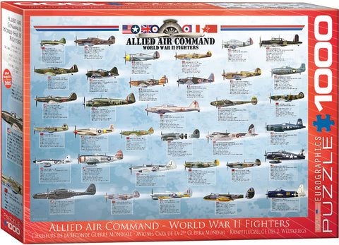 Allied Command WWII Aircraft Puzzle - 1000 Pcs