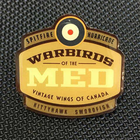 Warbirds of the Med Pin