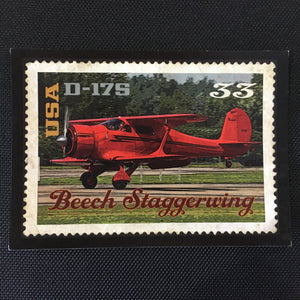 Beech Staggerwing Postcard