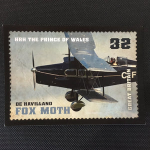 De Havilland Fox Moth Postcard