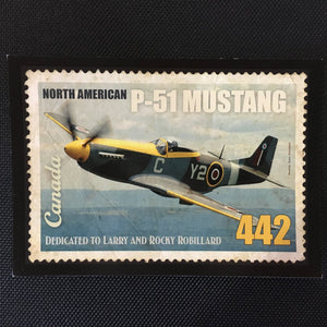 North American P-51 Mustang Postcard